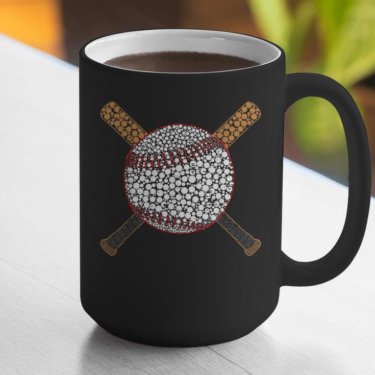 Baseball Happy Dot Day Shirts For Kids Men Women Teacher Graphic Print Coffee Mug, funny gift