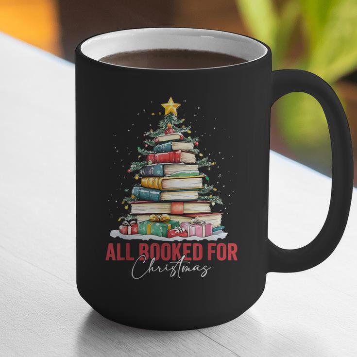 All Booked For Christmas Xmas Tree Teacher Holiday Pajamas Graphic Print Coffee Mug, funny gift All Booked For Christmas Xmas Tree Teacher Holiday Pajamas Graphic Print Coffee Mug, funny gift