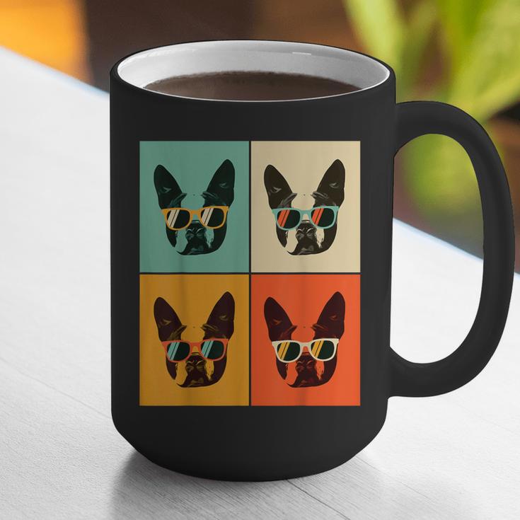 Bostie Dog Lover Boston Terrier With Sunglasses For Men Women Girls Kids Graphic Print Coffee Mug, funny gift
