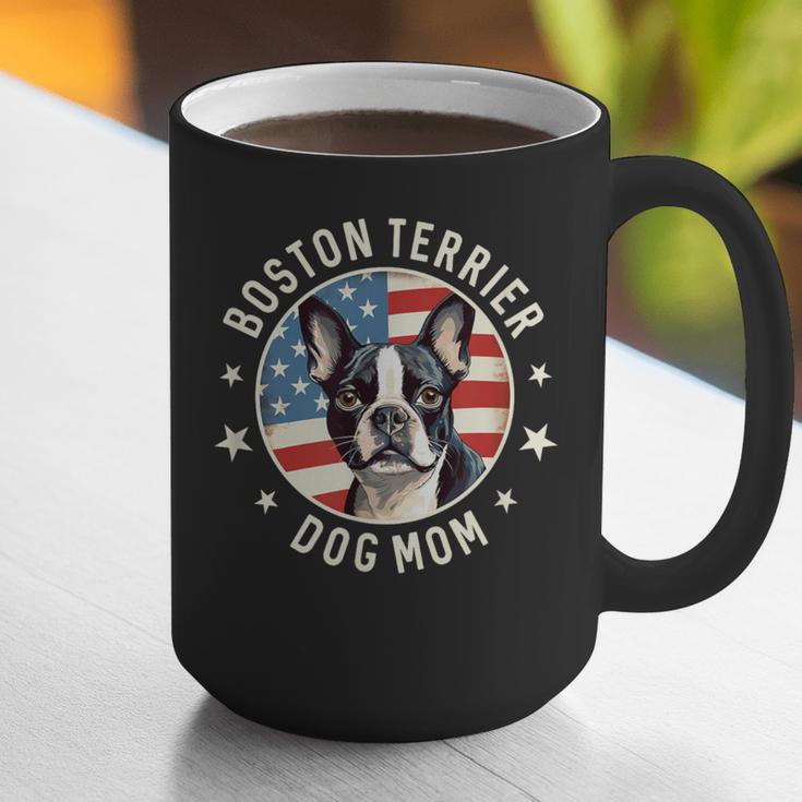Boston Bull Terrier Women Boston Terrier Dog Mom Graphic Print Coffee Mug, Boston Terrier Mom Mugs, funny gift