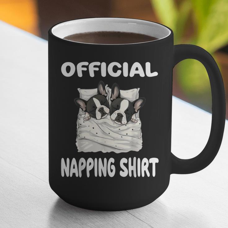 Boston Terrier Dog Official Sleepshirt Pajamas Nightgown For Men Women Kids Graphic Print Coffee Mug, funny gift