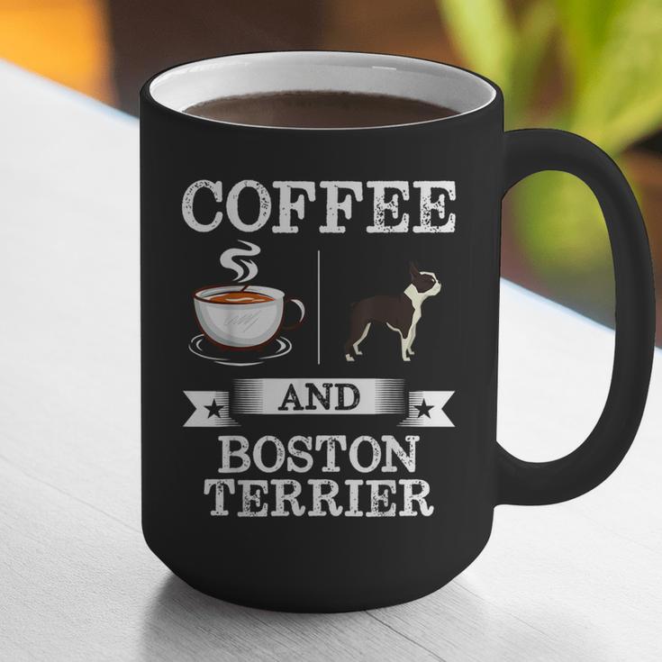 Boston Terrier Shirt Coffee And Boston Terrier Cute Dog For Men Women Girls Kids Graphic Print Coffee Mug, funny gift