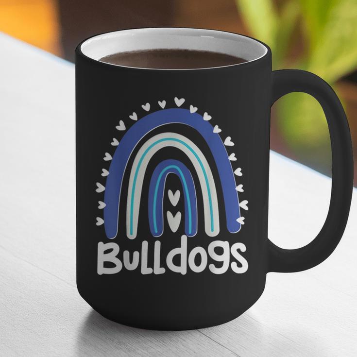 Bulldogs School Mascot Rainbow Teacher Lover Graphic Print Coffee Mug, funny gift Bulldogs School Mascot Rainbow Teacher Lover Graphic Print Coffee Mug, funny gift