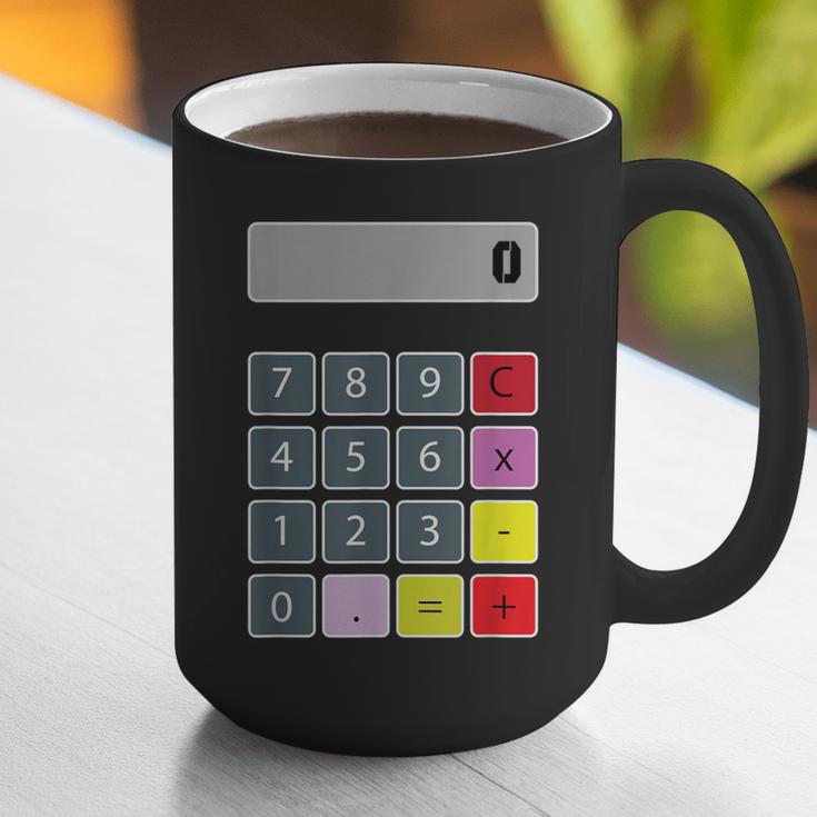 Calculator Math Teacher Halloween Costumes Women Men Adults Graphic Print Coffee Mug, funny gift
