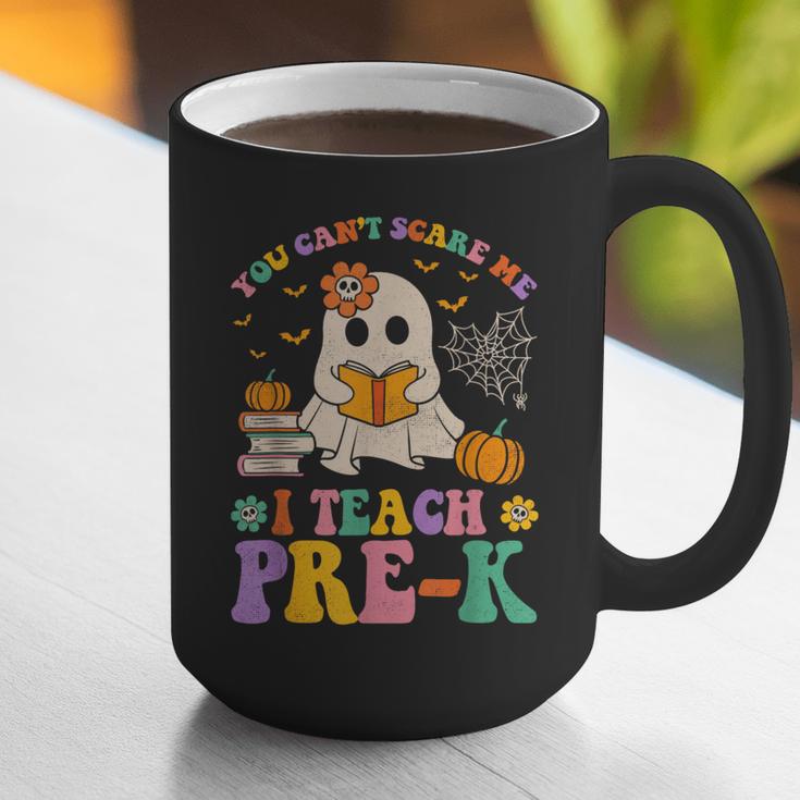 You Can't Scare Me I Teach Pre-k Teacher Halloween Ghost Men Women Kids Graphic Print Coffee Mug, funny gift You Can't Scare Me I Teach Pre-k Teacher Halloween Ghost Men Women Kids Graphic Print Coffee Mug, funny gift