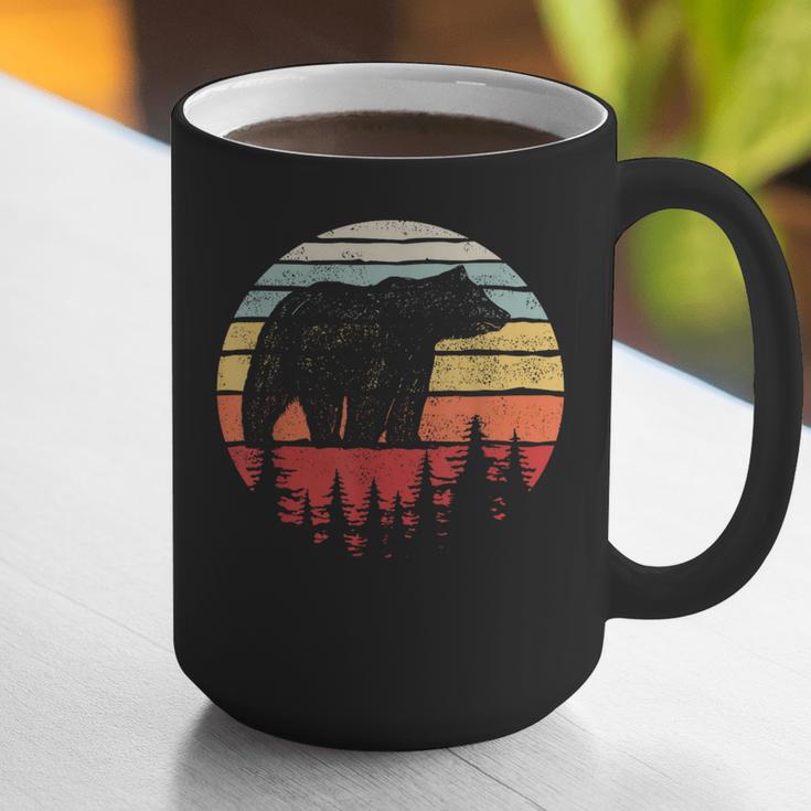 Catch Some Rays Vintage Retro Grizzly Bear Graphic Print Coffee Mug, funny gift