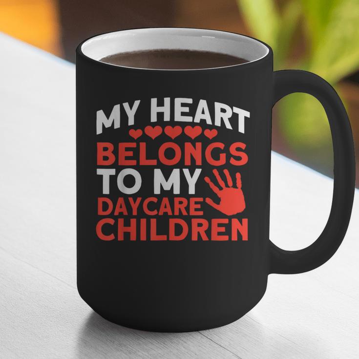 Childcare My Heart Belongs To Children Daycare Teacher Men Women Graphic Print Coffee Mug, funny gift