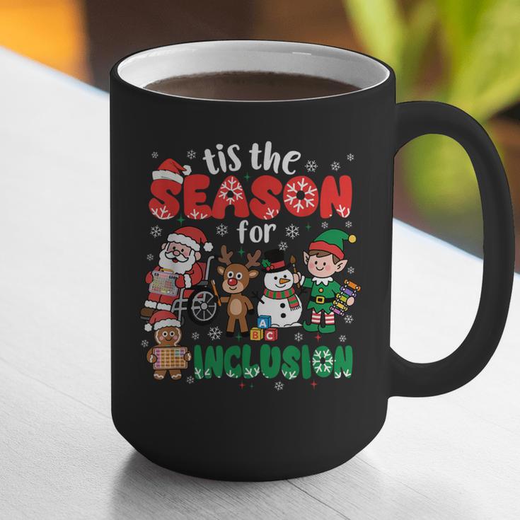 Christmas Sped Teacher Tis The Season For Inclusion Women Graphic Print Coffee Mug, funny gift