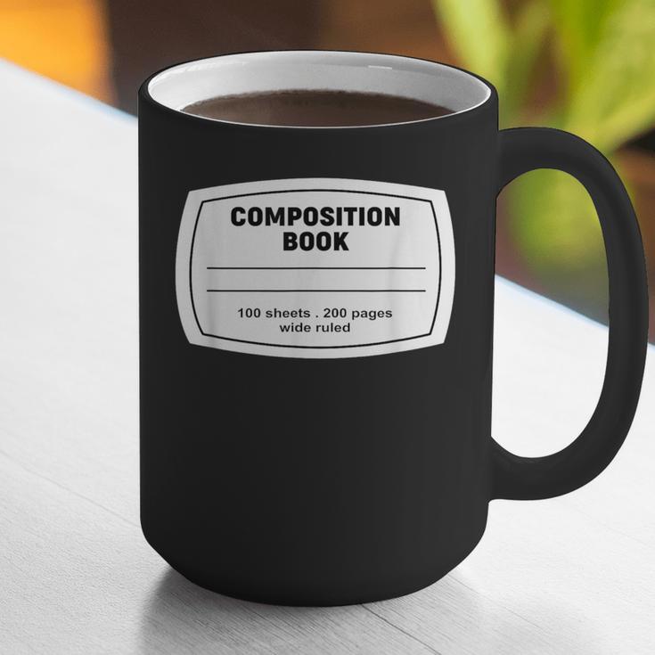 Composition Notebook Halloween Costume Teacher Student Graphic Print Coffee Mug, funny gift Composition Notebook Halloween Costume Teacher Student Graphic Print Coffee Mug, funny gift