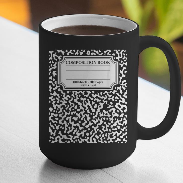 Composition Notebook Matching Group Halloween Teachers Graphic Print Coffee Mug, funny gift