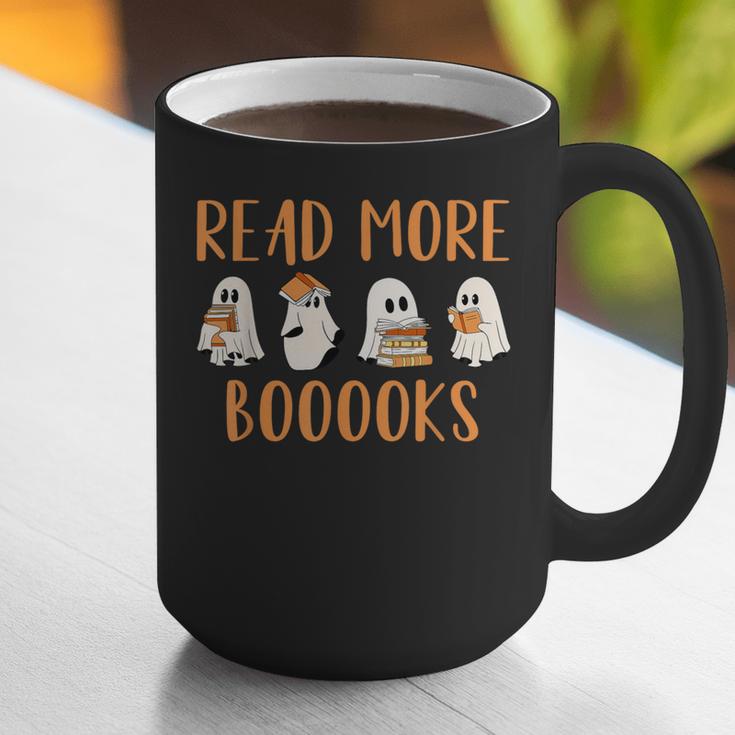 Cute Booooks Ghost Read More Books Teacher Halloween Graphic Print Coffee Mug, funny gift
