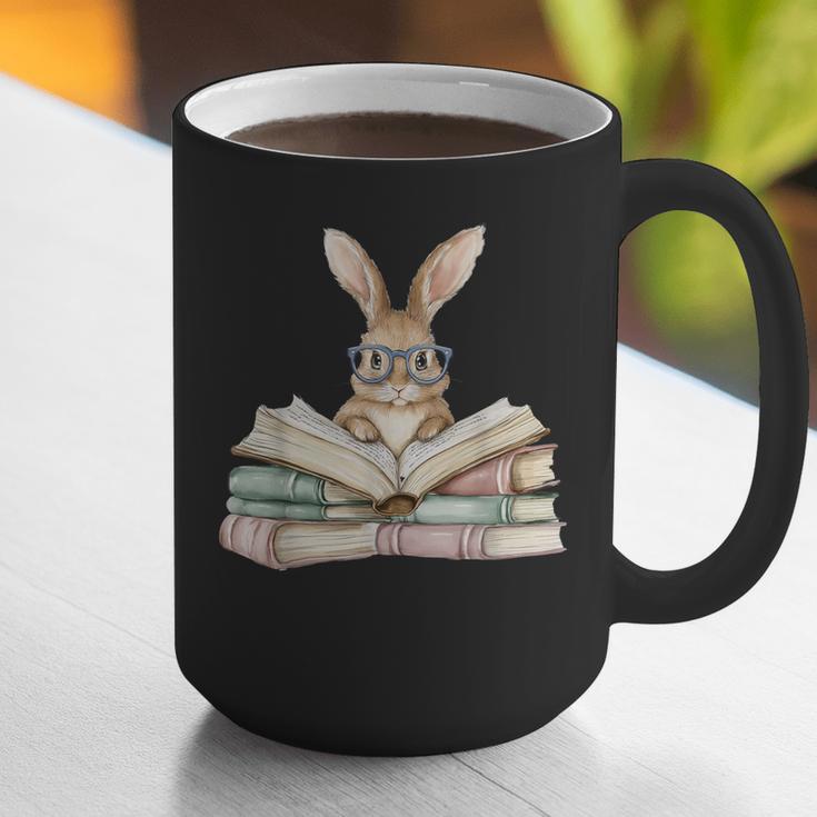Cute Reading Bunny Glasses Books Bookworm Reader Teacher Graphic Print Coffee Mug, funny gift Cute Reading Bunny Glasses Books Bookworm Reader Teacher Graphic Print Coffee Mug, funny gift