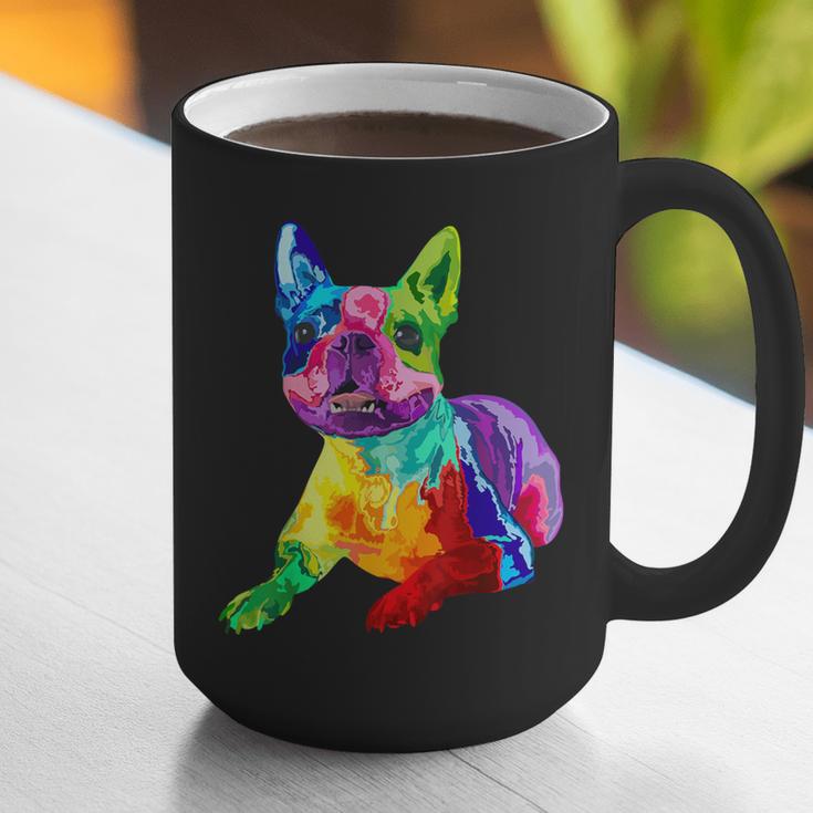 Dog Lover Boston Terrier Dog Colorful Boston Terrier Men Women Kids Graphic Print Coffee Mug, funny gift