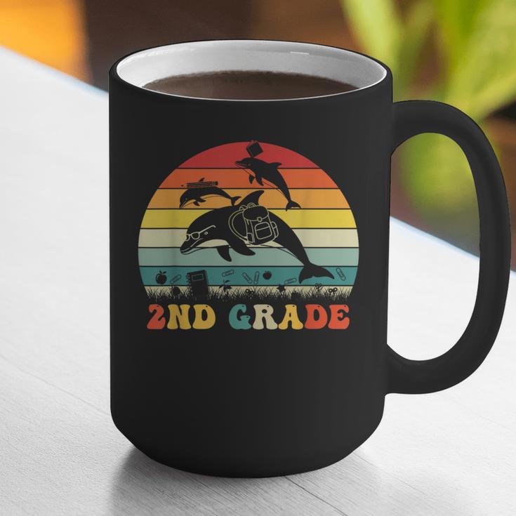 Dolphin Second Grade Back To School Teacher Student Graphic Print Coffee Mug, funny gift Dolphin Second Grade Back To School Teacher Student Graphic Print Coffee Mug, funny gift