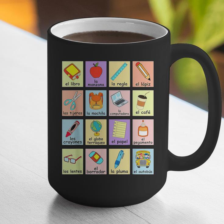 Dual Language Crew Bilingual Spanish Teacher Back To School For Men Women Graphic Print Coffee Mug, funny gift Dual Language Crew Bilingual Spanish Teacher Back To School For Men Women Graphic Print Coffee Mug, funny gift