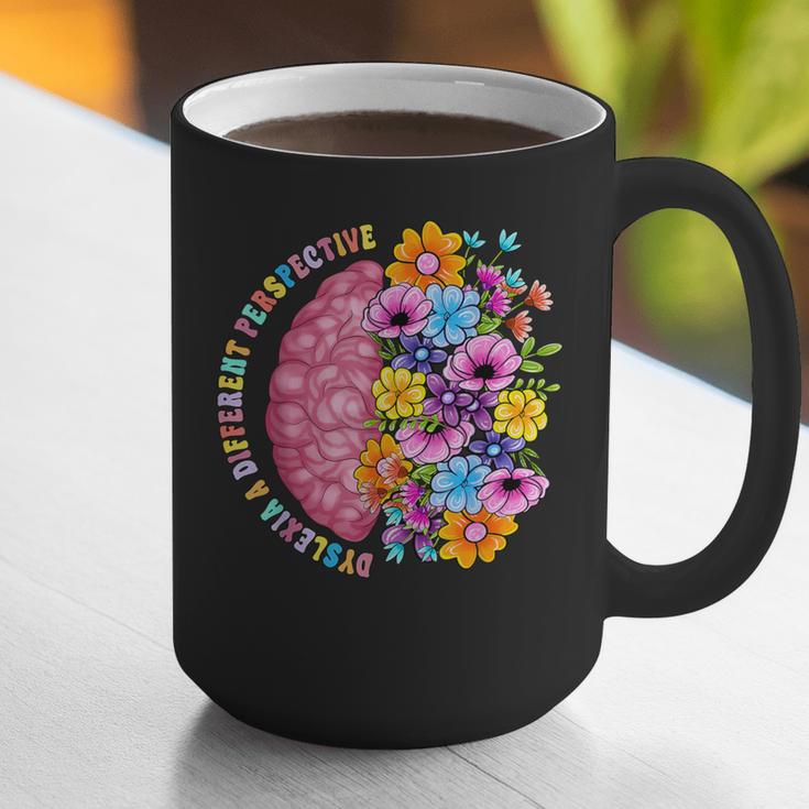 Dyslexia Different Perspective Reading Brain Floral Teacher Graphic Print Coffee Mug, funny gift Dyslexia Different Perspective Reading Brain Floral Teacher Graphic Print Coffee Mug, funny gift