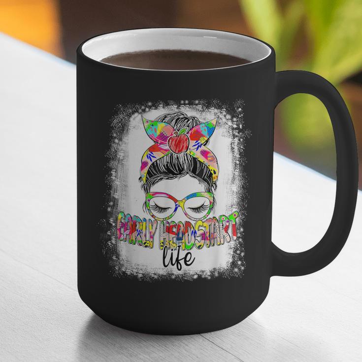 Early Head Start Life Messy Bun Back To School Teacher Women Graphic Print Coffee Mug, funny gift Early Head Start Life Messy Bun Back To School Teacher Women Graphic Print Coffee Mug, funny gift