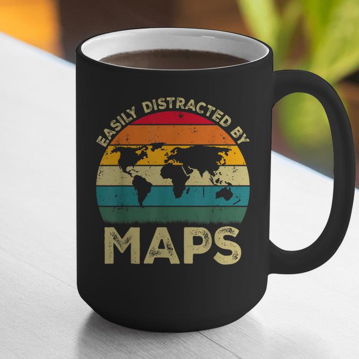 Easily Distracted By Maps Geography Teacher Graphic Print Coffee Mug, funny gift Easily Distracted By Maps Geography Teacher Graphic Print Coffee Mug, funny gift