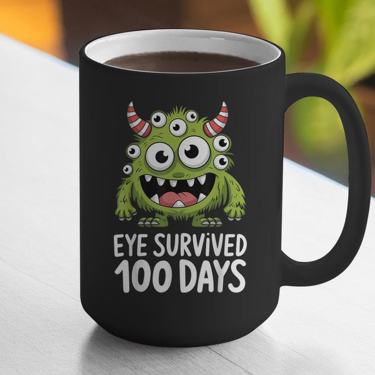 Eye Survived 100 Days Of School Monster Lover Teacher Kids Graphic Print Coffee Mug, funny gift Eye Survived 100 Days Of School Monster Lover Teacher Kids Graphic Print Coffee Mug, funny gift