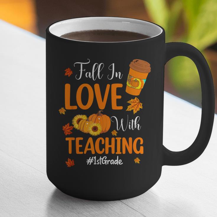 Fall In Love With Teaching 1st Grade Teacher Thanksgiving For Men Women Girls Kids Graphic Print Coffee Mug, funny gift Fall In Love With Teaching 1st Grade Teacher Thanksgiving For Men Women Girls Kids Graphic Print Coffee Mug, funny gift