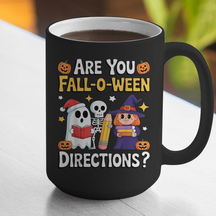 Are You Fall O Ween Directions Halloween Teacher Ghost Graphic Print Coffee Mug, funny gift Are You Fall O Ween Directions Halloween Teacher Ghost Graphic Print Coffee Mug, funny gift