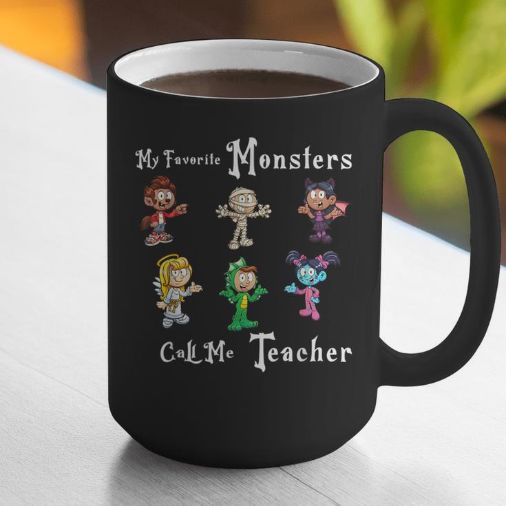 My Favorite Monsters Call Me Teacher Thank Mummy Vampire Bat Graphic Print Coffee Mug, funny gift My Favorite Monsters Call Me Teacher Thank Mummy Vampire Bat Graphic Print Coffee Mug, funny gift