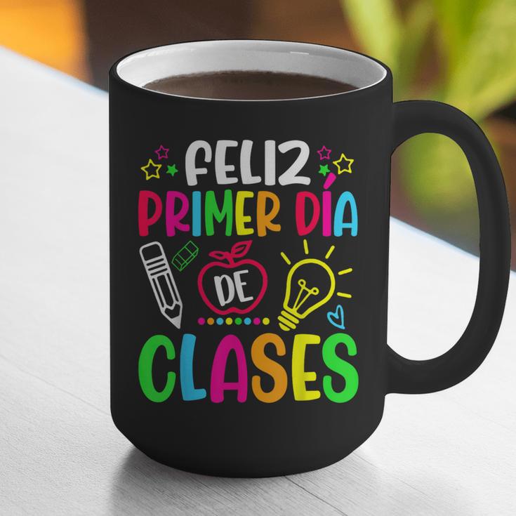 Feliz Primer Dia De Clases Kids Girl Teacher Spanish School Graphic Print Coffee Mug, funny gift Feliz Primer Dia De Clases Kids Girl Teacher Spanish School Graphic Print Coffee Mug, funny gift