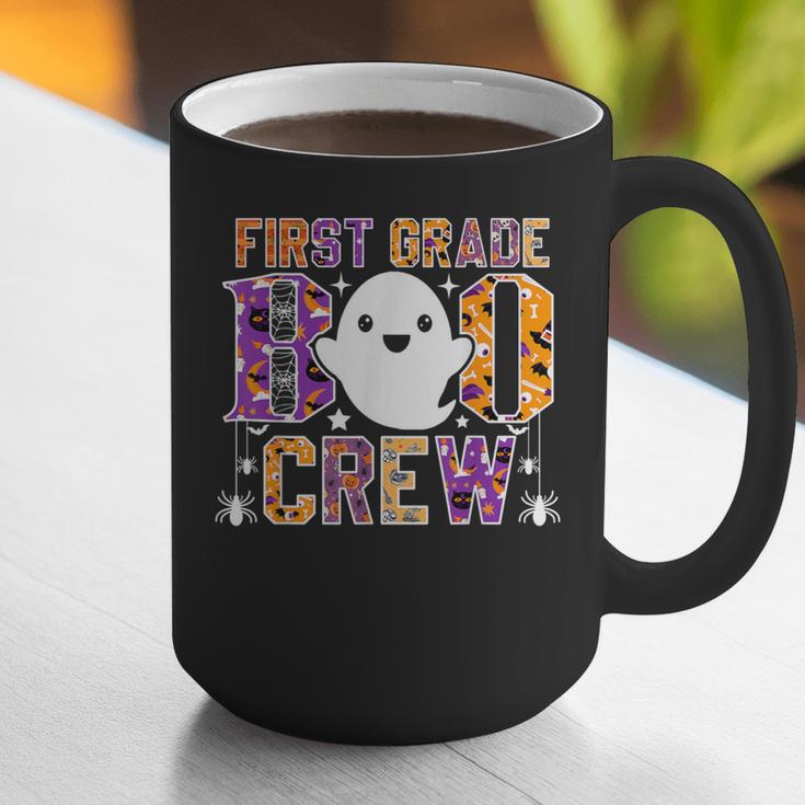 First Grade Boo Crew Teacher Student Halloween Costume Graphic Print Coffee Mug, First Grade Teacher Mugs, funny gift