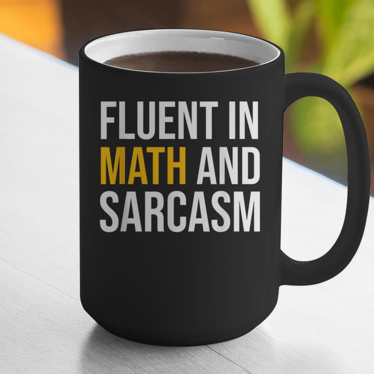 Fluent In Math And Sarcasm Teacher Appreciation Day Gift Graphic Print Coffee Mug, funny gift Fluent In Math And Sarcasm Teacher Appreciation Day Gift Graphic Print Coffee Mug, funny gift
