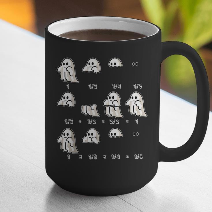 Fractions Math Teacher Ghost Math Halloween Humorous Graphic Print Coffee Mug, funny gift Fractions Math Teacher Ghost Math Halloween Humorous Graphic Print Coffee Mug, funny gift