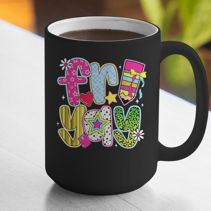 Fri-Yay Happy Friday Weekend Teacher Back To School Graphic Print Coffee Mug, funny gift Fri-Yay Happy Friday Weekend Teacher Back To School Graphic Print Coffee Mug, funny gift