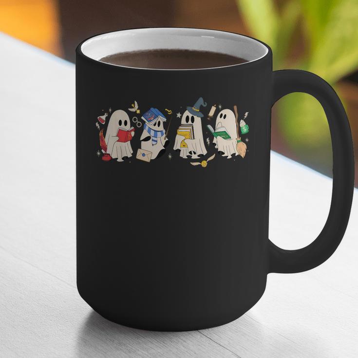 Ghost Book Reading Books Lover Teacher Happy Halloween Graphic Print Coffee Mug, funny gift Ghost Book Reading Books Lover Teacher Happy Halloween Graphic Print Coffee Mug, funny gift