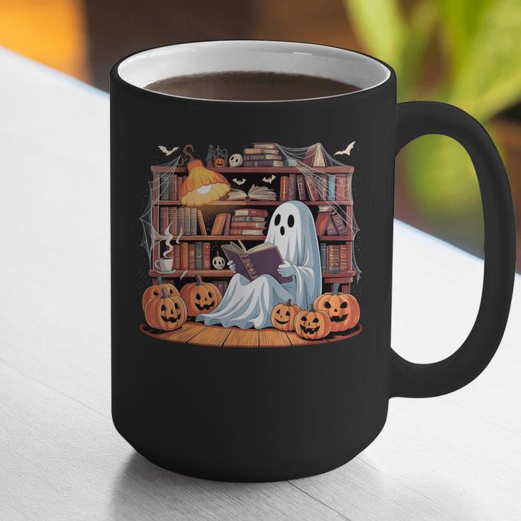 Ghost Book Reading Halloween Books Lover Teacher Graphic Print Coffee Mug, funny gift Ghost Book Reading Halloween Books Lover Teacher Graphic Print Coffee Mug, funny gift