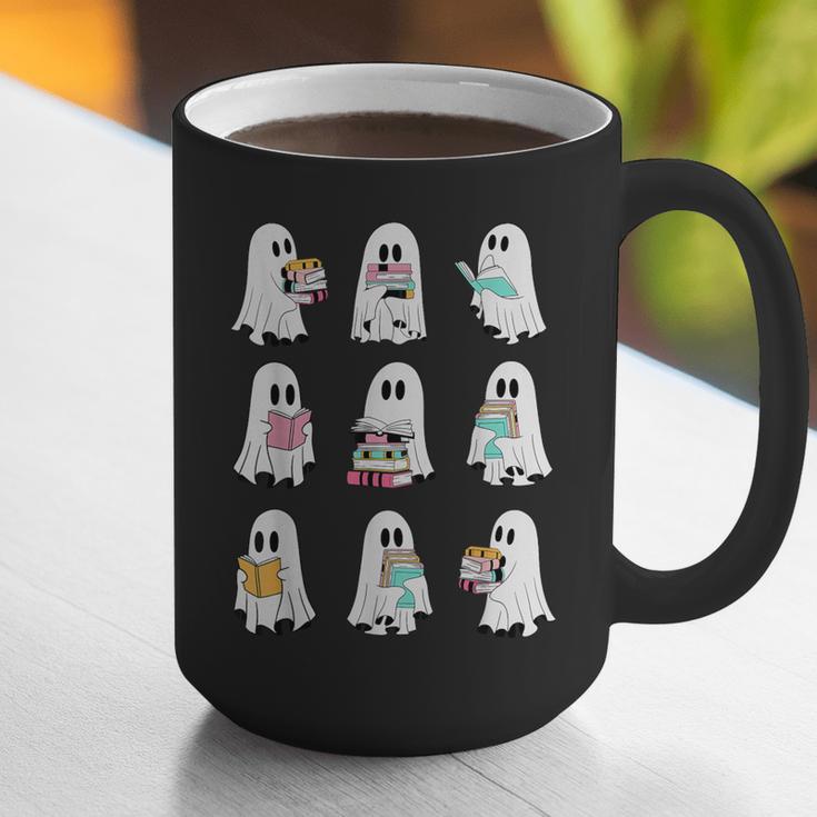 Ghost Reading Books Spooky Librarian Teacher Women Graphic Print Coffee Mug, funny gift Ghost Reading Books Spooky Librarian Teacher Women Graphic Print Coffee Mug, funny gift