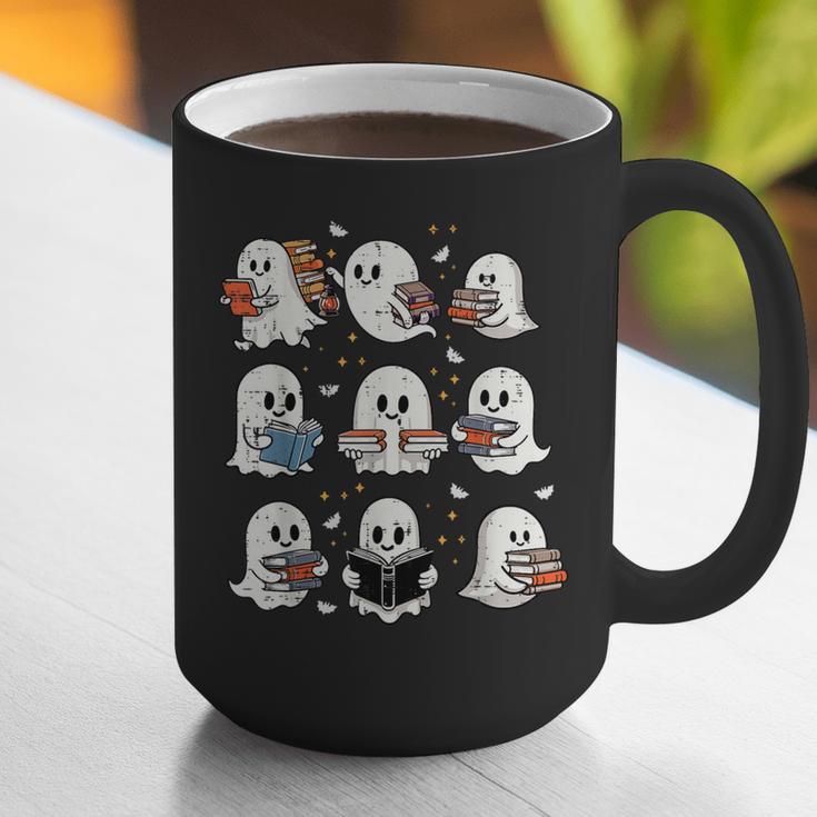 Ghosts With Books Library Halloween Men Women Kids Teacher Graphic Print Coffee Mug, funny gift Ghosts With Books Library Halloween Men Women Kids Teacher Graphic Print Coffee Mug, funny gift