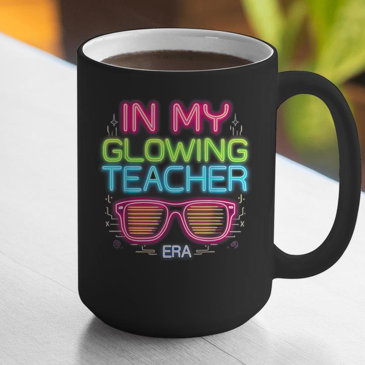 In My Glowing Teacher Era Groovy Colorful Bright Graphic Print Coffee Mug, Groovy Teacher Mugs, funny gift In My Glowing Teacher Era Groovy Colorful Bright Graphic Print Coffee Mug, Groovy Teacher Mugs, funny gift