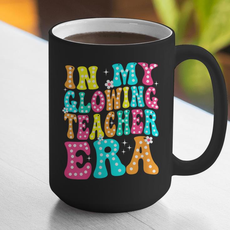 In My Glowing Teacher Era Groovy Colorful Bright Graphic Print Coffee Mug, Groovy Teacher Mugs, funny gift In My Glowing Teacher Era Groovy Colorful Bright Graphic Print Coffee Mug, Groovy Teacher Mugs, funny gift