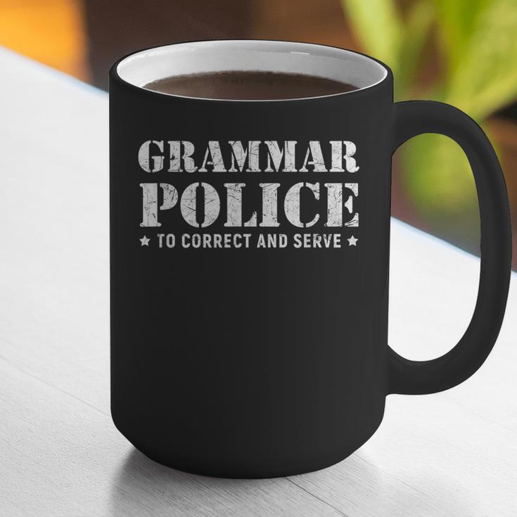 Grammar Police T Shirt English Teacher Graphic Print Coffee Mug, English Teacher Mugs, funny gift
