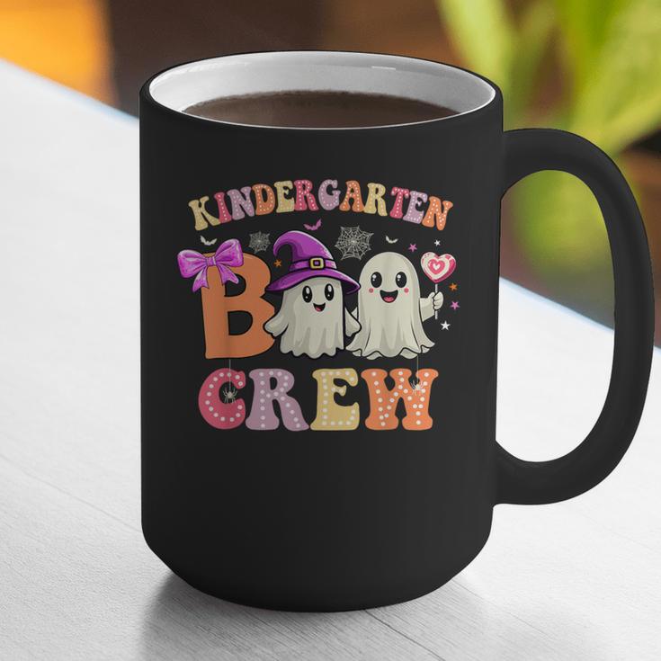 Groovy Kindergarten Boo Crew Kinder Halloween Teacher Kids Graphic Print Coffee Mug, Groovy Teacher Mugs, funny gift Groovy Kindergarten Boo Crew Kinder Halloween Teacher Kids Graphic Print Coffee Mug, Groovy Teacher Mugs, funny gift