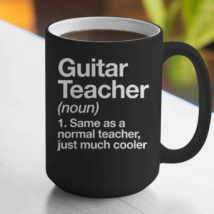 Guitar Teacher Definition Musician Music Men Women Girls Kids Graphic Print Coffee Mug, funny gift