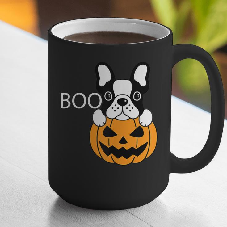 The Halloween Boston Terrier Graphic Print Coffee Mug, Boston Terrier Halloween Mugs, funny gift