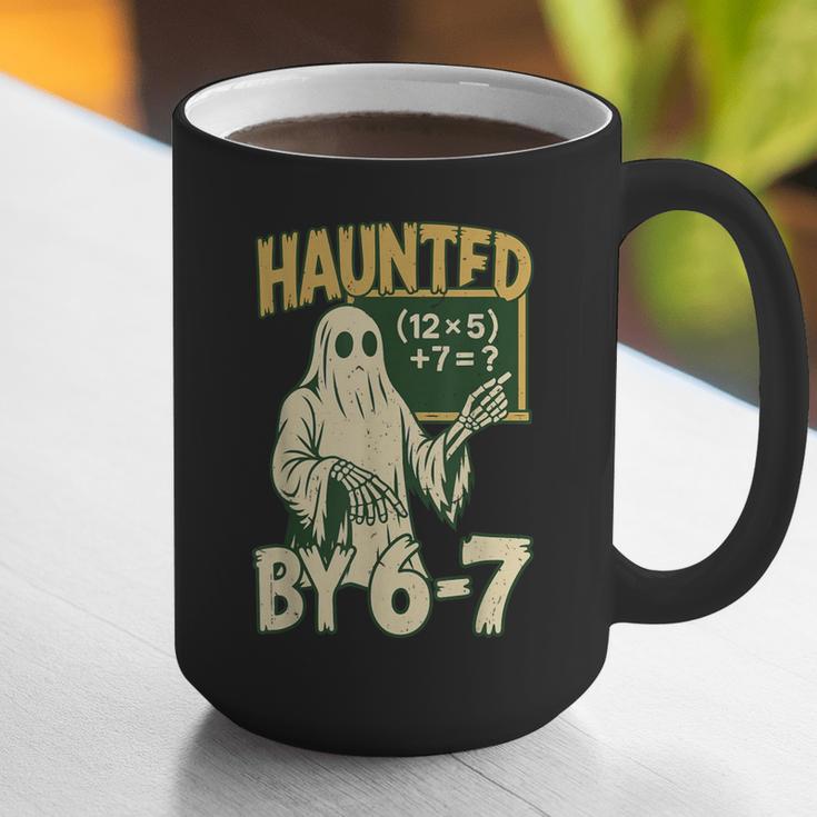 Halloween Costume Haunted By 67 Ghost Math Teacher Professor Graphic Print Coffee Mug, funny gift Halloween Costume Haunted By 67 Ghost Math Teacher Professor Graphic Print Coffee Mug, funny gift