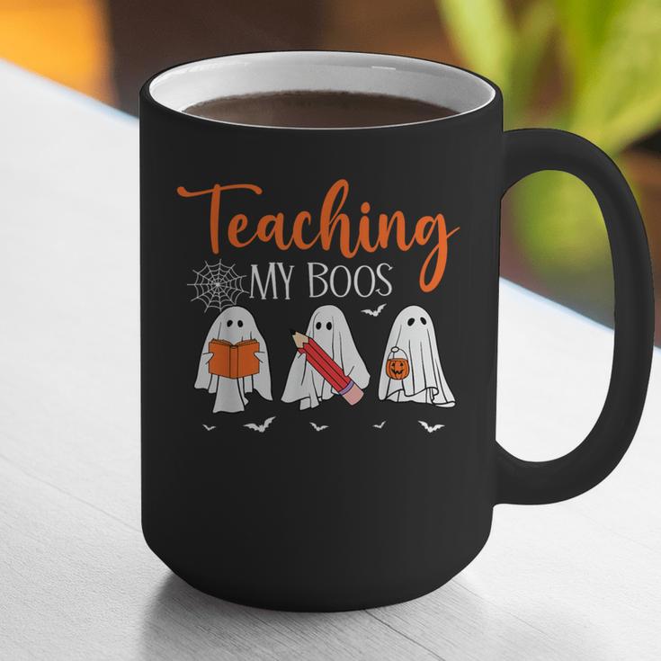Halloween Ghost Teachers Teaching My Boos Costume Women Men Graphic Print Coffee Mug, funny gift Halloween Ghost Teachers Teaching My Boos Costume Women Men Graphic Print Coffee Mug, funny gift