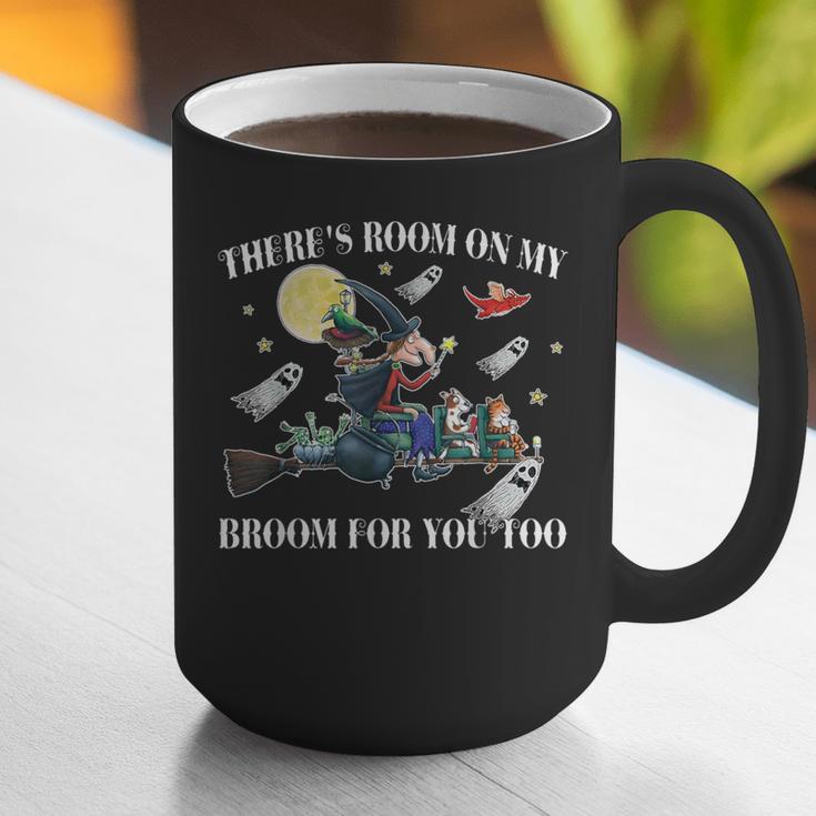 Halloween There's Room On My Broom For You Too Teacher Graphic Print Coffee Mug, funny gift