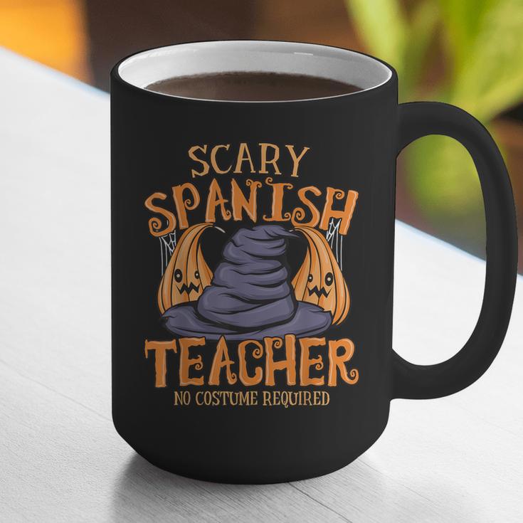 Halloween Scary Spanish Teacher No Costume Required For Men Women Graphic Print Coffee Mug, funny gift