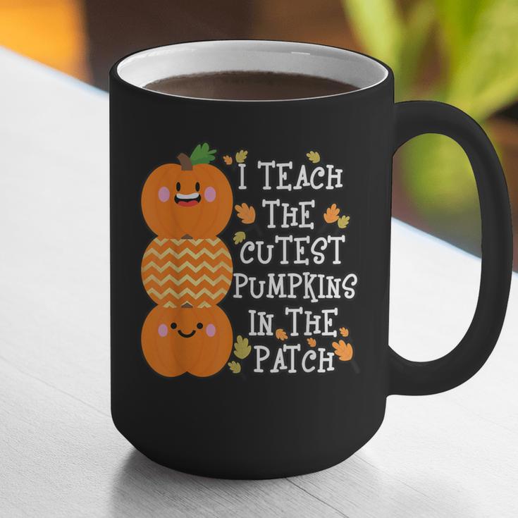 Halloween Teacher Shirt I Teach The Cutest Pumpkins In Patch Men Women Kids Graphic Print Coffee Mug, funny gift