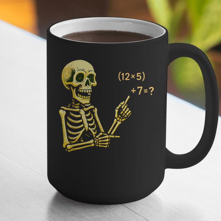 Halloween Teacher Six Seven 6 7 Skeleton Spooky Costume Graphic Print Coffee Mug, funny gift