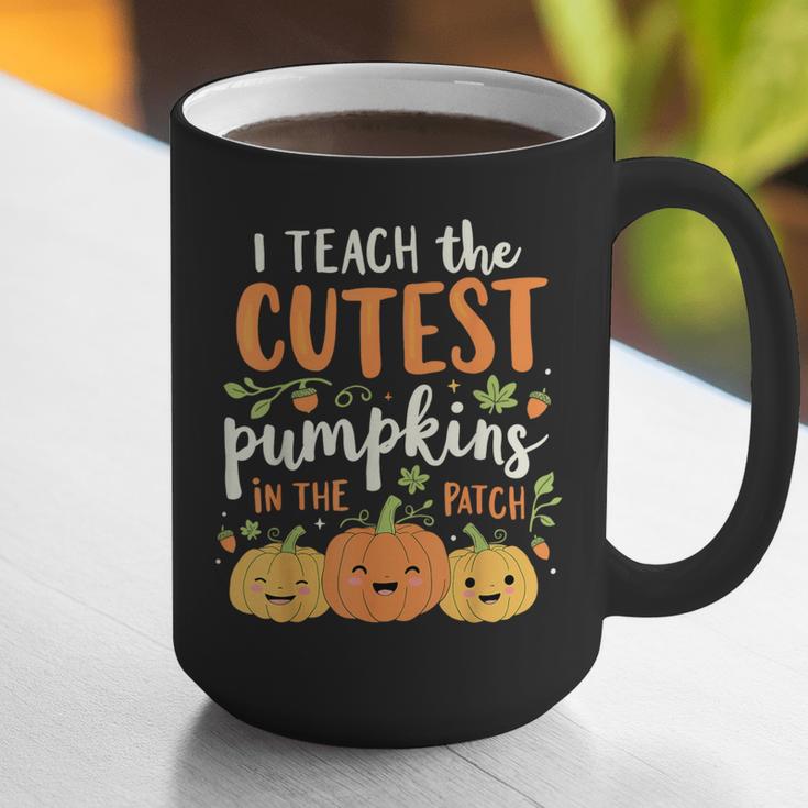 Halloween Teacher I Teach The Cutest Pumpkins In The Patch Graphic Print Coffee Mug, funny gift