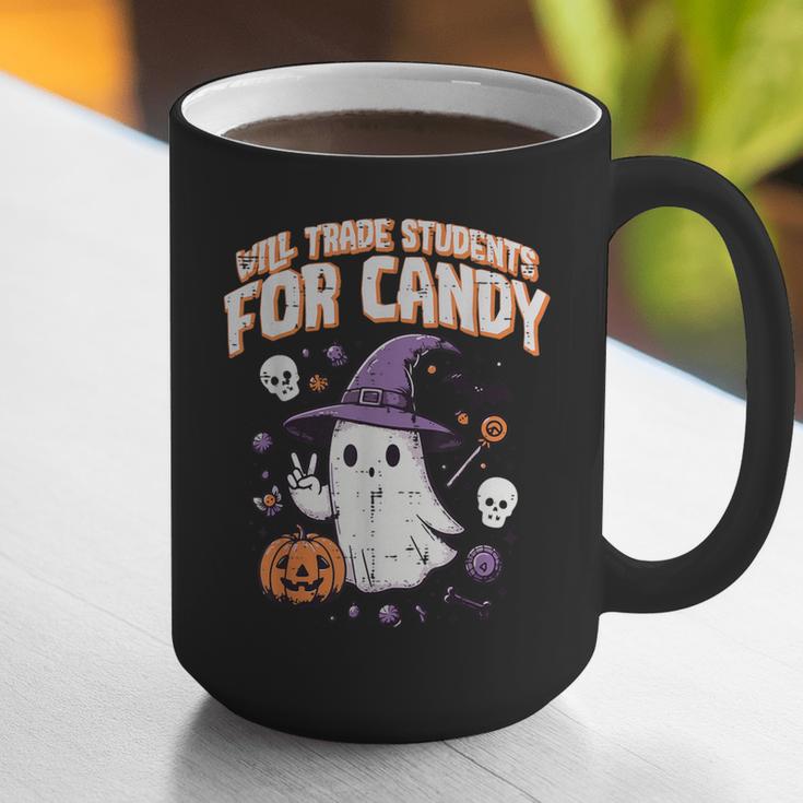 Halloween Teacher Trade Students For Candy Costume Women Graphic Print Coffee Mug, funny gift