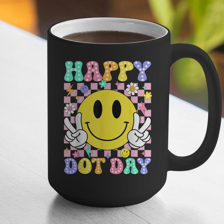 Happy Dot Day Shirts Teacher Student Girls Kids Smile Face Graphic Print Coffee Mug, funny gift